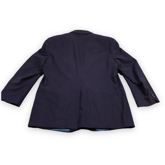 Payne Stewart  100% Cashmere Blazer Mens 46 - 47 inch chest Navy Blue two button - Picture 2 of 15
